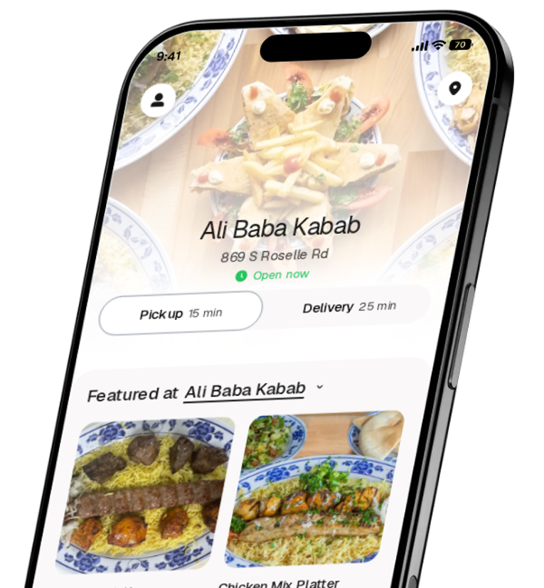 Ali Baba Kabab app preview