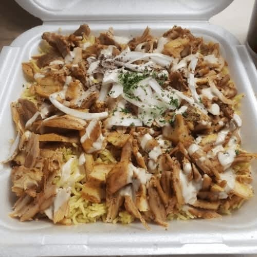 Chicken Tawook with Chicken Shawarma Platter.