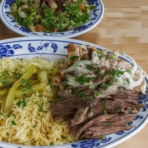Faham Chicken Boneless with Chicken Shawarma Platter.